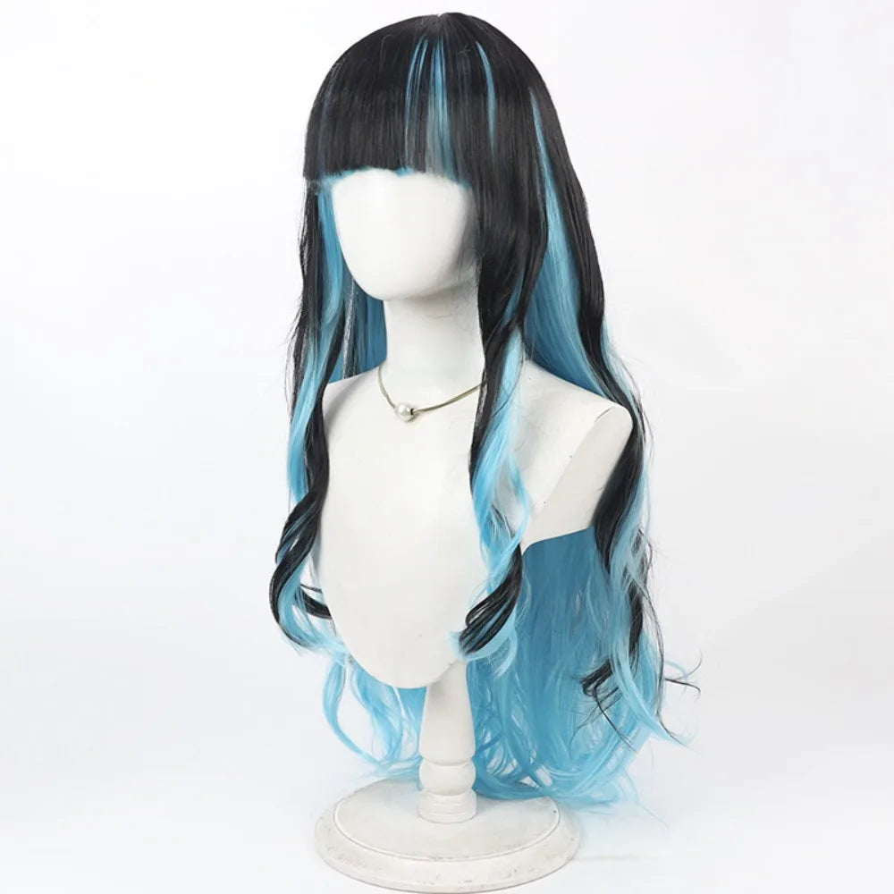 FGO Tlaloc Cosplay Wig Two Tone Synthetic Hair