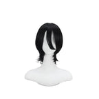Perruque courte noire pour cosplay de Rukia Kuchiki (Bleach), style anime 