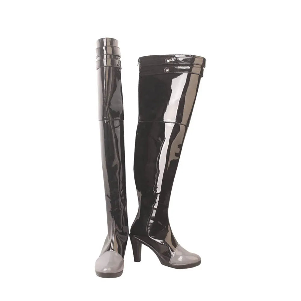 NIKKE Goddess of Victory Mihara Cosplay Boots Black Shoes