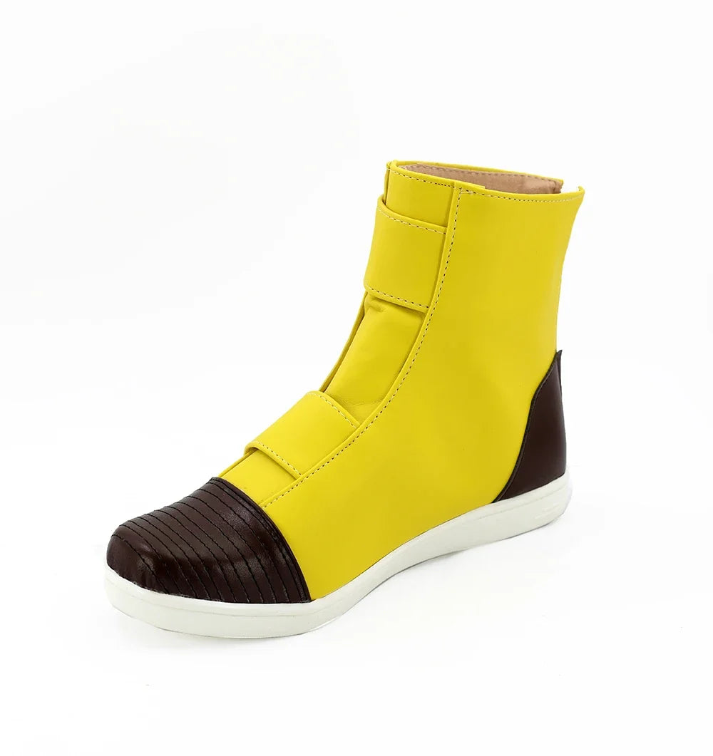 Dragon Ball Trunks Cosplay Boots Yellow Shoes Custom Made