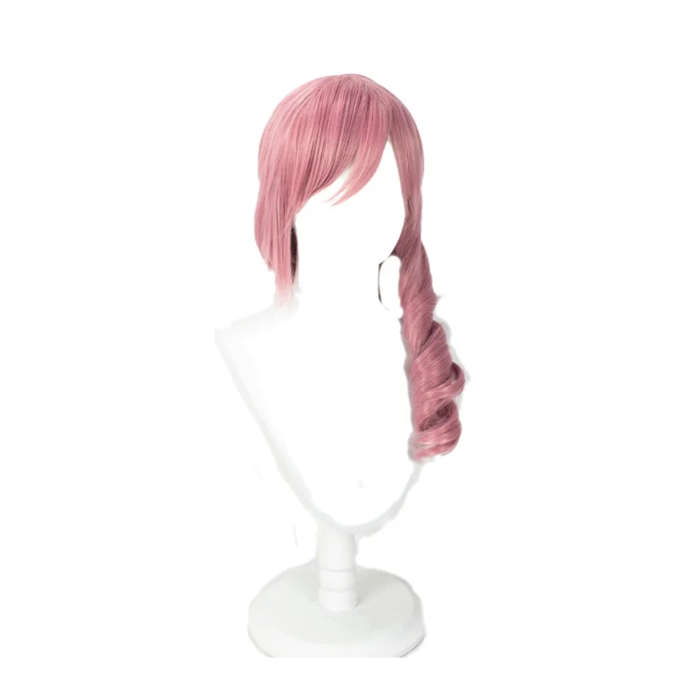 Final Fantasy XIII FF13 Lightning Cosplay Wig Long Pink Hair