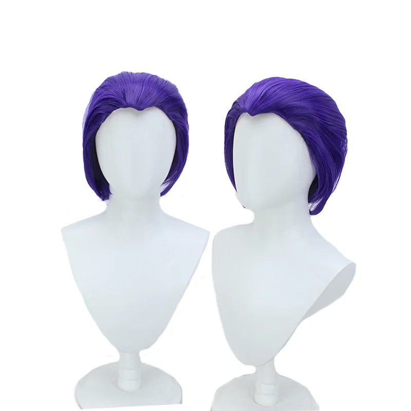 Jujutsu Kaisen Hajime Kashimo Cosplay perruque noir violet cheveux dorés 