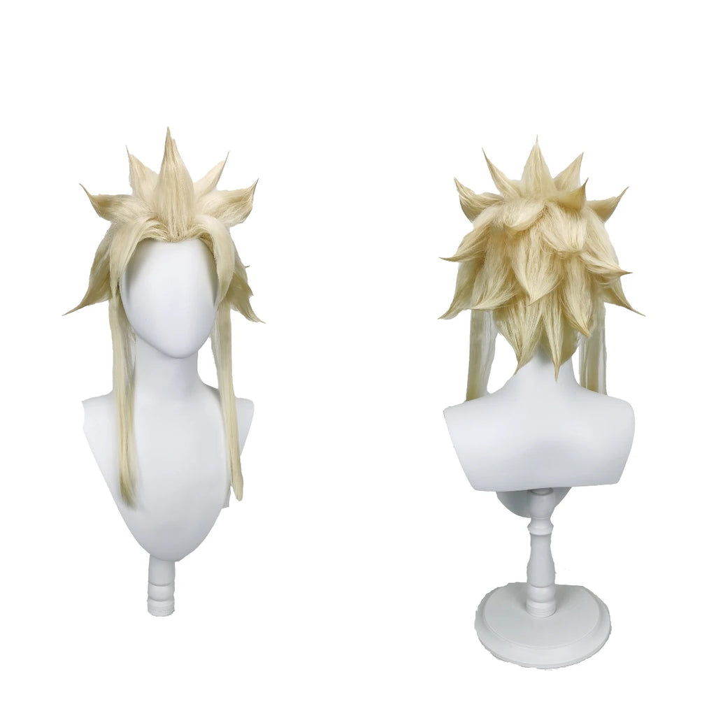 Yu-Gi-Oh! GX Jaden Yuki Cosplay Wig Spiky Two-Tone Brown Anime Hair | MiDicosplay