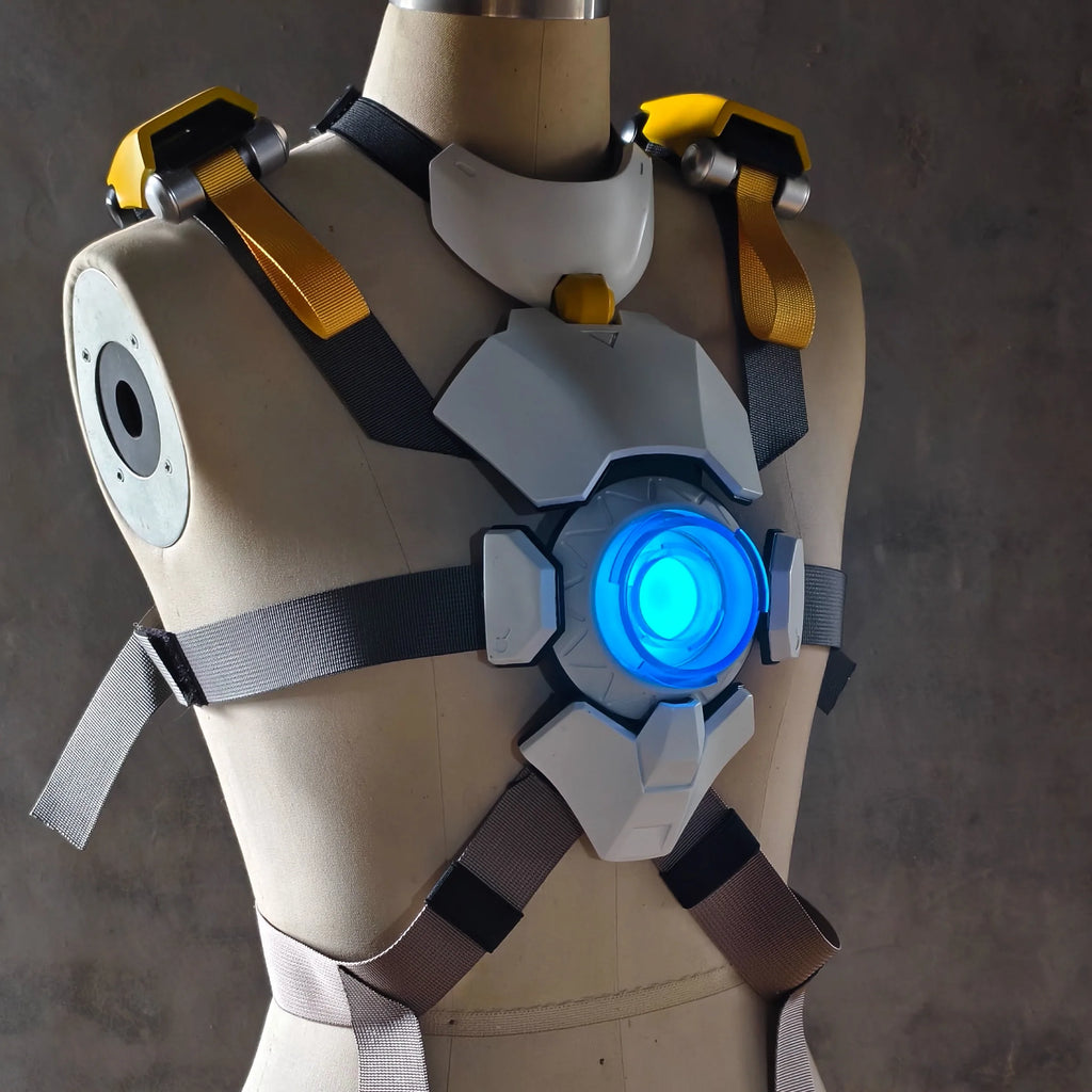 Overwatch 2 Tracer Lighting Full Body Armor Cosplay Suit | MiDicosplay