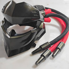 Overwatch Genji Shadow Skin Cosplay Mask Helmet with Dreadlocks