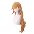 The Super Mario Bros Princess Peach Cosplay Wig Blonde Long Curly Hair
