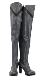 Arknights Frostnova Cosplay Boots Over Knee Shoes