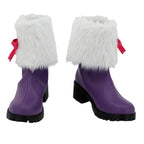 FGO Kama Spiritron Dress Cosplay Shoes Purple Boots Custom Made