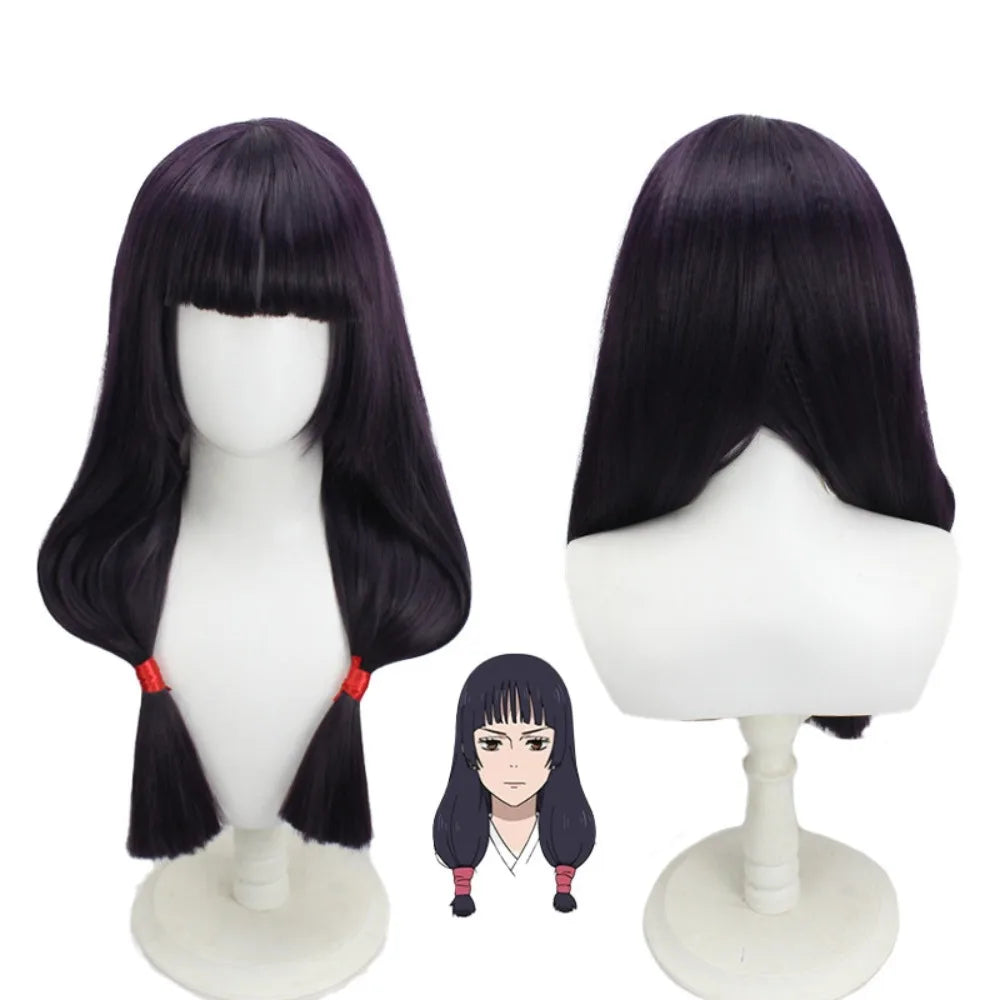 Jujutsu Kaisen Utahime Iori Cosplay Wig Dark Purple Synthetic Hair
