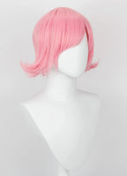 Perruque rose courte à pointes, style anime, pour cosplay de Yachiru Kusajishi (Bleach) 