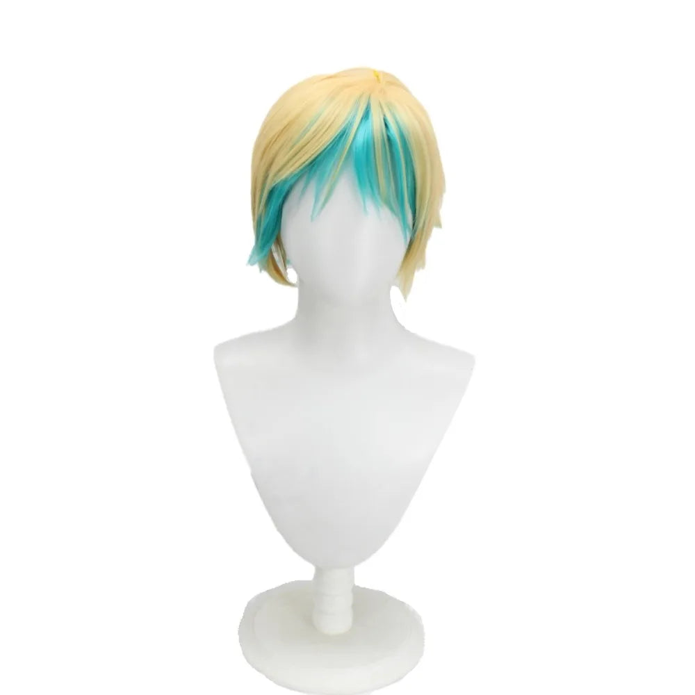 LOL Adventurer Star Guardian Ezreal Cosplay Wig Dual Color Gradient Hair