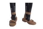 Black Clover Noelle Silva Cosplay Shoes Brown Sandals