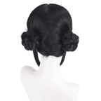 Perruque noire de cosplay Skpop Zoe Hunter Witch, costume d'anime pour fête.