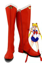 Sailor Moon Usagi Tsukino Cosplay Boots Red Shoes