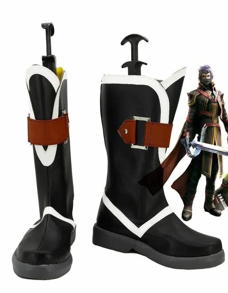 Final Fantasy Kurasame Cosplay Boots Custom Made Shoes
