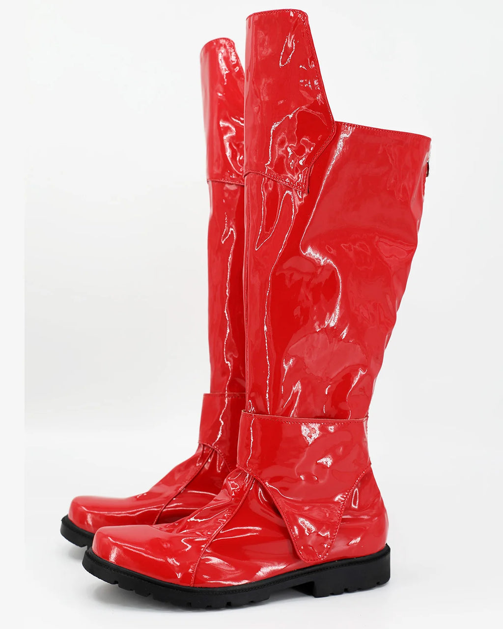 Bottes de cosplay de la Garde Prétorienne de Star Wars : Les Derniers Jedi, pointure personnalisée, chaussures rouges faites à la main 