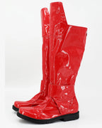 Bottes de cosplay de la Garde Prétorienne de Star Wars : Les Derniers Jedi, pointure personnalisée, chaussures rouges faites à la main 