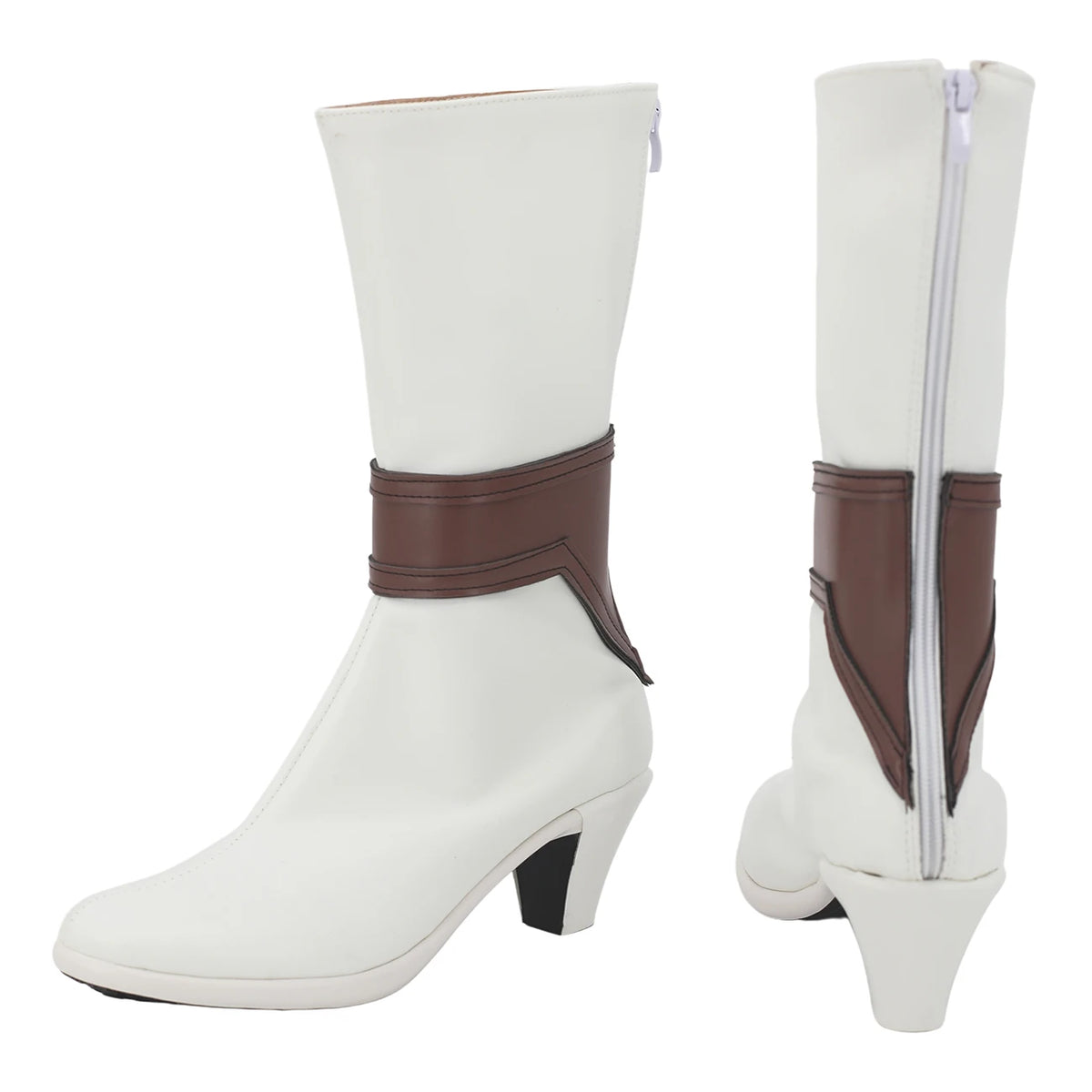 Sword Art Online Asuna Cosplay Boots White Shoes High Heel