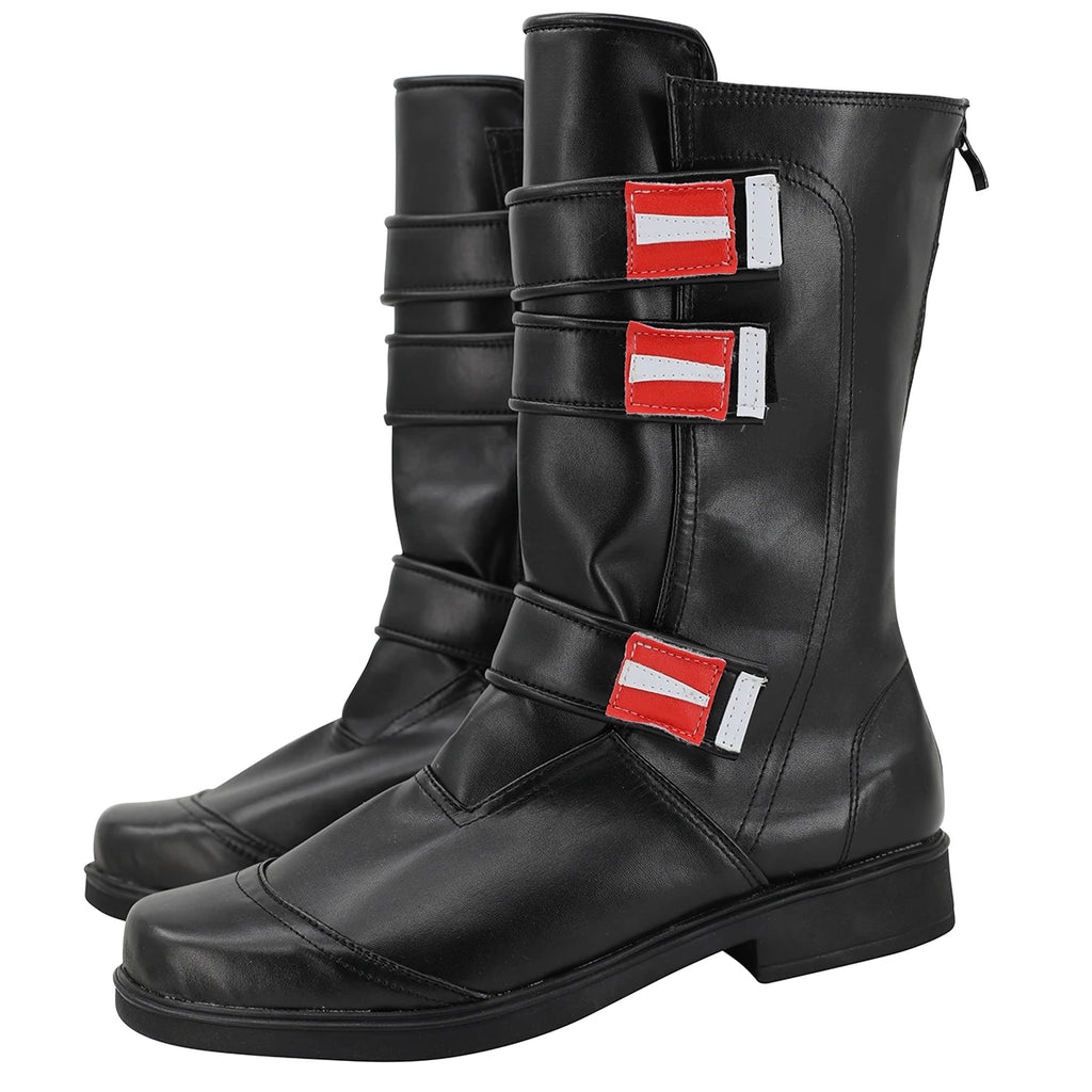 Chaussures de cosplay Jason Todd de Gotham Knights, bottes en cuir, chaussures de jeu de rôle