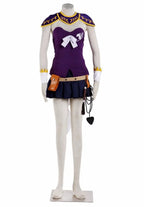 Fairy Tail Lucy Cosplay Costume Purple Dress Custom Made