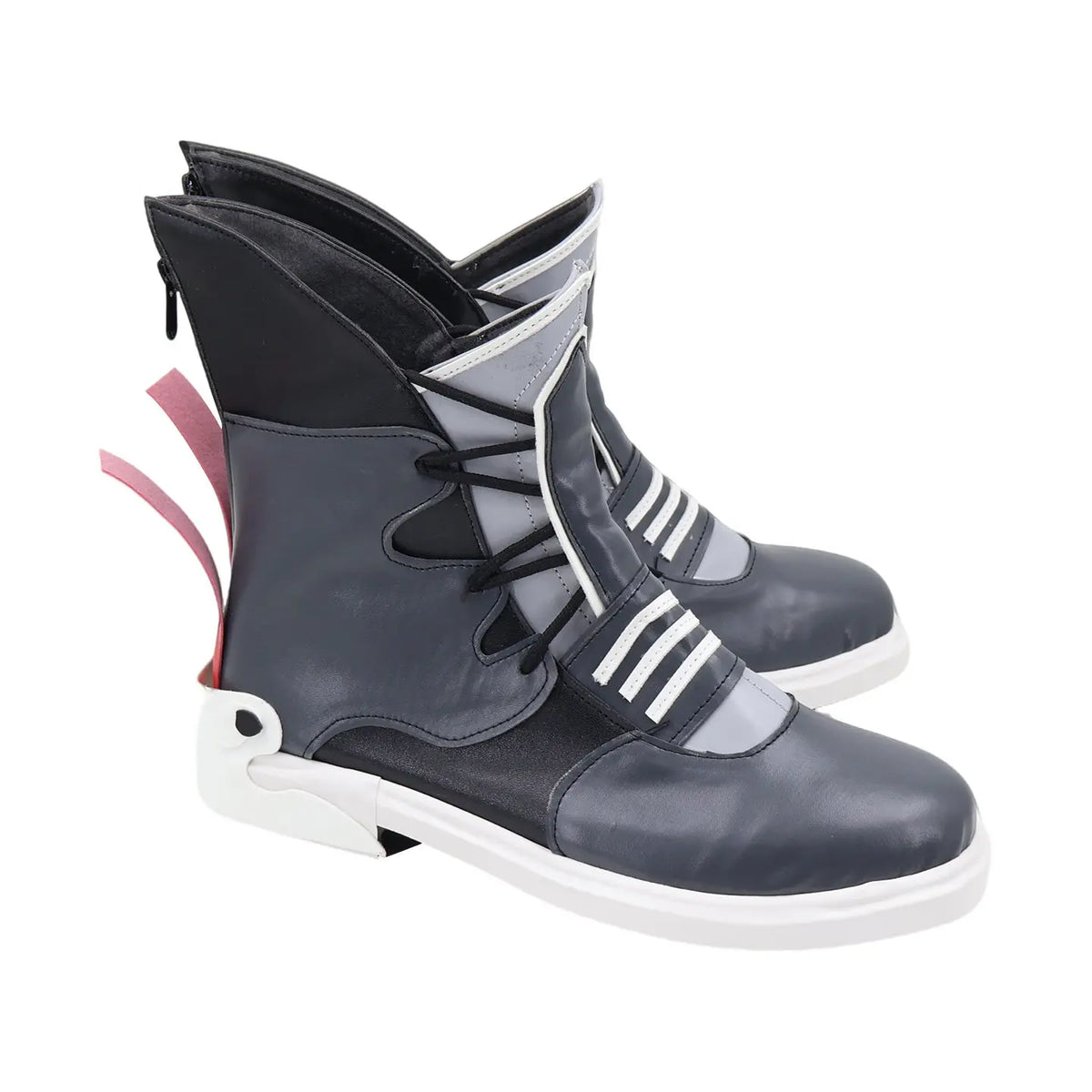 Zenless Zone Zero YeShiyuan Cosplay Boots Grey Shoes