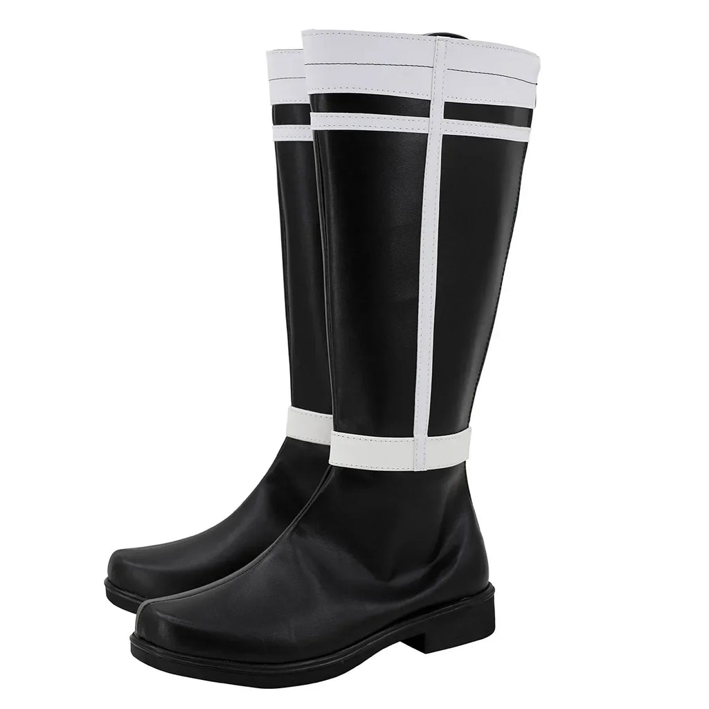 Frieren Beyond Journey's End Himmel Cosplay Boots Black Shoes