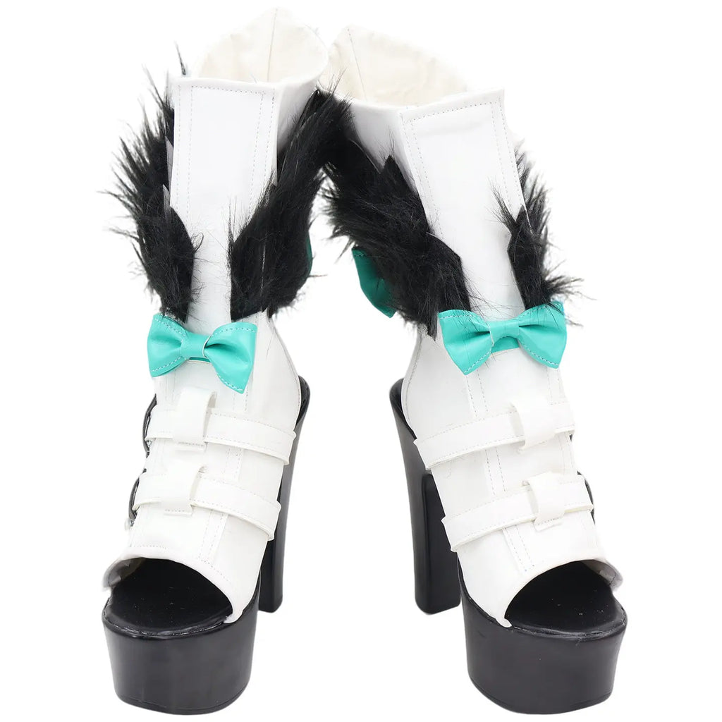 Zenless Zone Zero Nangong Yu Cosplay Boots High Heel Shoes