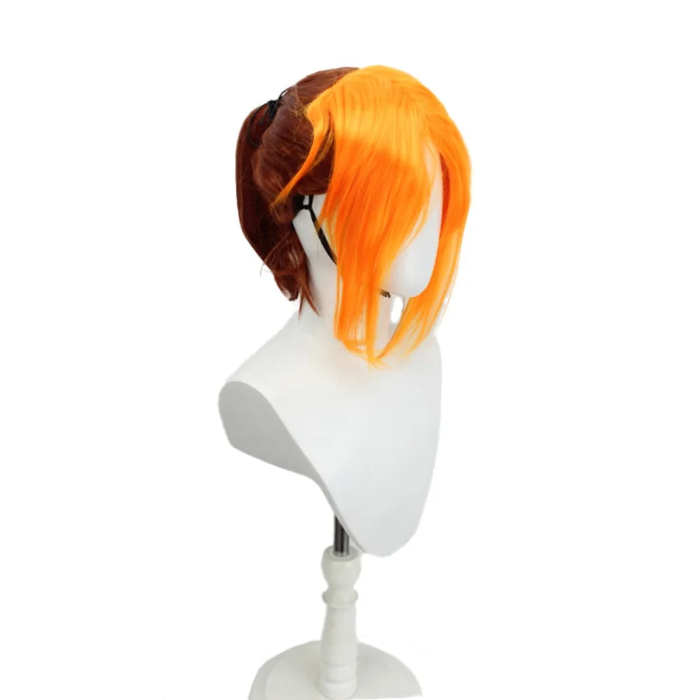 Demon Slayer Makio Cosplay Wig Uzui Tengen Wife High Ponytail Hair