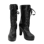 Honkai Star Rail x Fate Saber Artoria Cosplay Shoes Black Boots