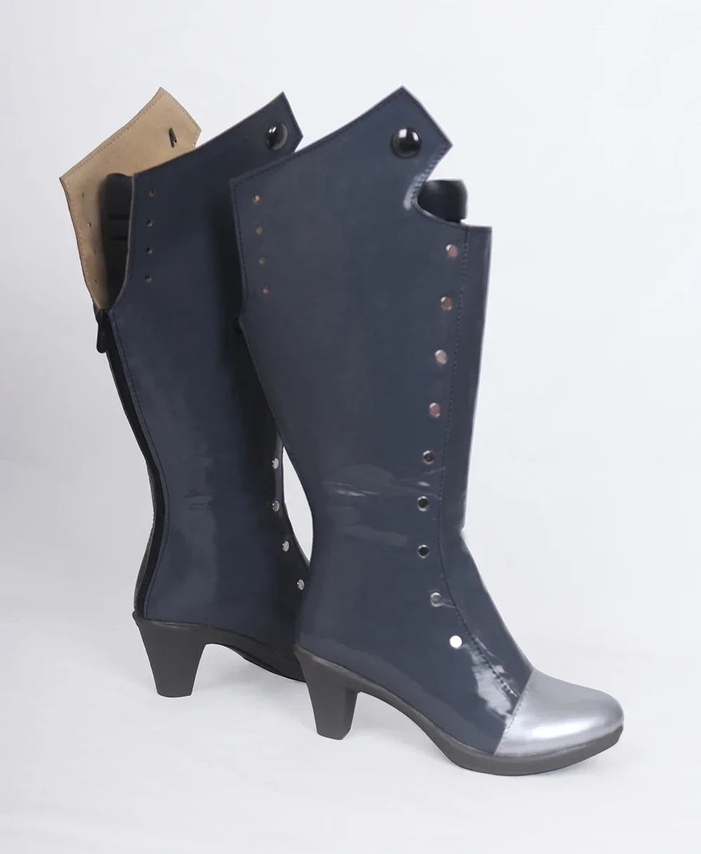 Persona5 Makoto Niijima Custom Cosplay Boots Queen Battle Outfit Shoes