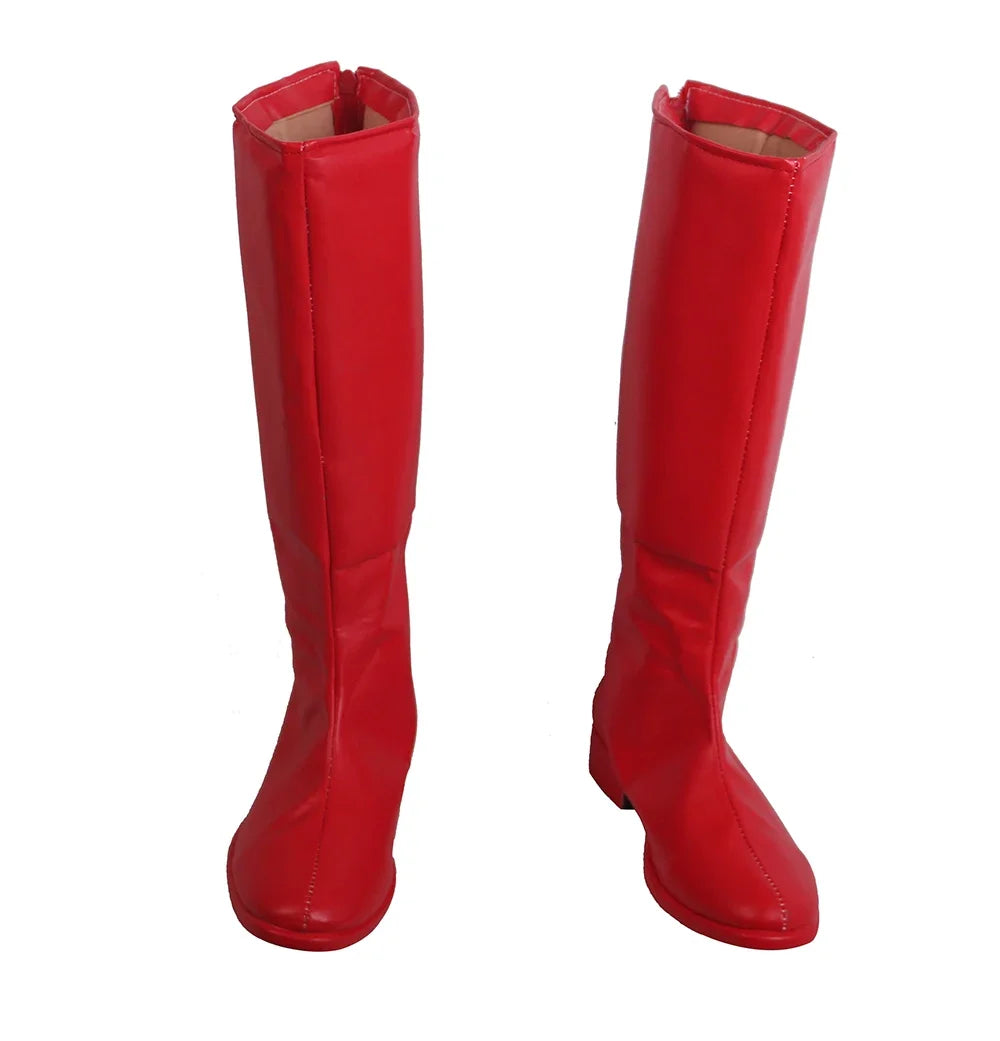 Dragon Ball East Kai Shin Cosplay Boots Red Shoes