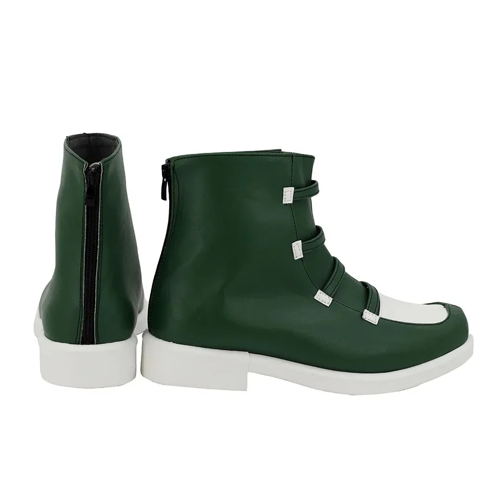 My Hero Academia Shinso Hitoshi Cosplay Shoes Green Boots