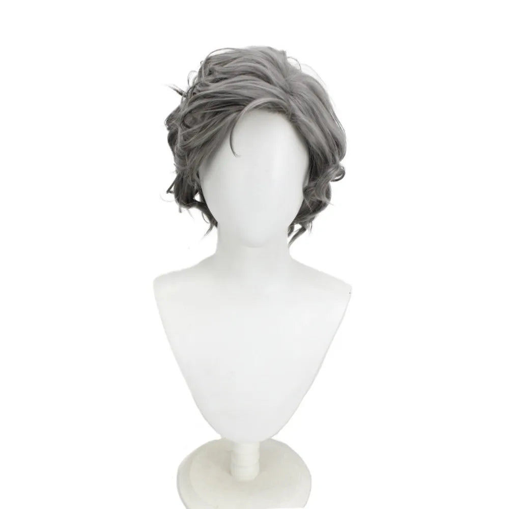Star Wars Old Luke Skywalker Cosplay Wig Gray Hair