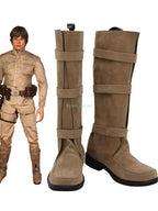 Star Wars Luke Skywalker Cosplay Boots Leather Shoes Custom Made