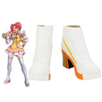 Chaussures de cosplay de Brigitte Stoneheart d'Overwatch, bottes de chevalier blindées personnalisées