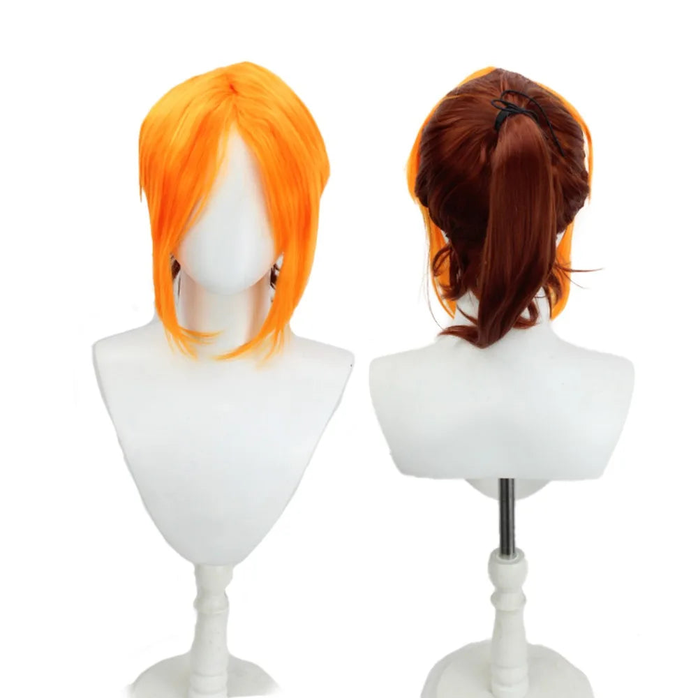 Demon Slayer Makio Cosplay Wig Uzui Tengen Wife High Ponytail Hair