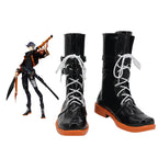 Arknights Flamebringer Cosplay Boots Black Shoes
