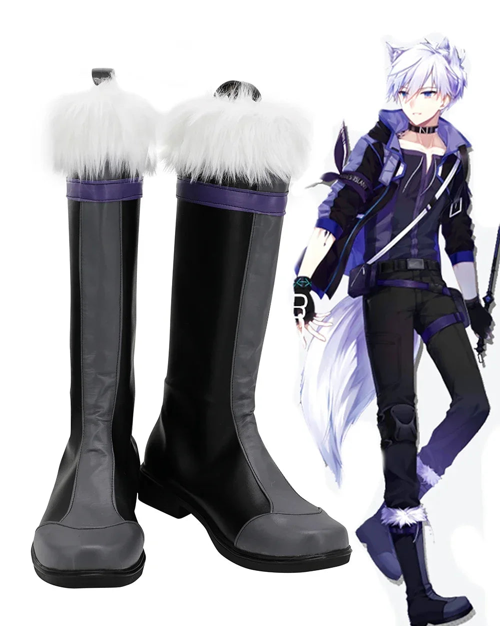 Arknights Steward Cosplay Boots Custom Made Shoes