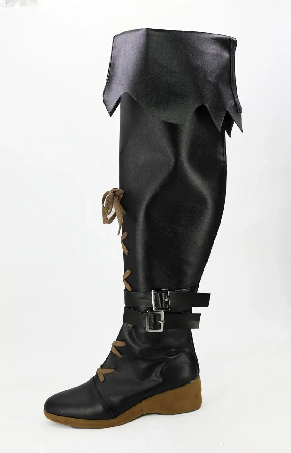 Final Fantasy XIV BLACK MAGE Cosplay Shoes Black Boots Custom Made