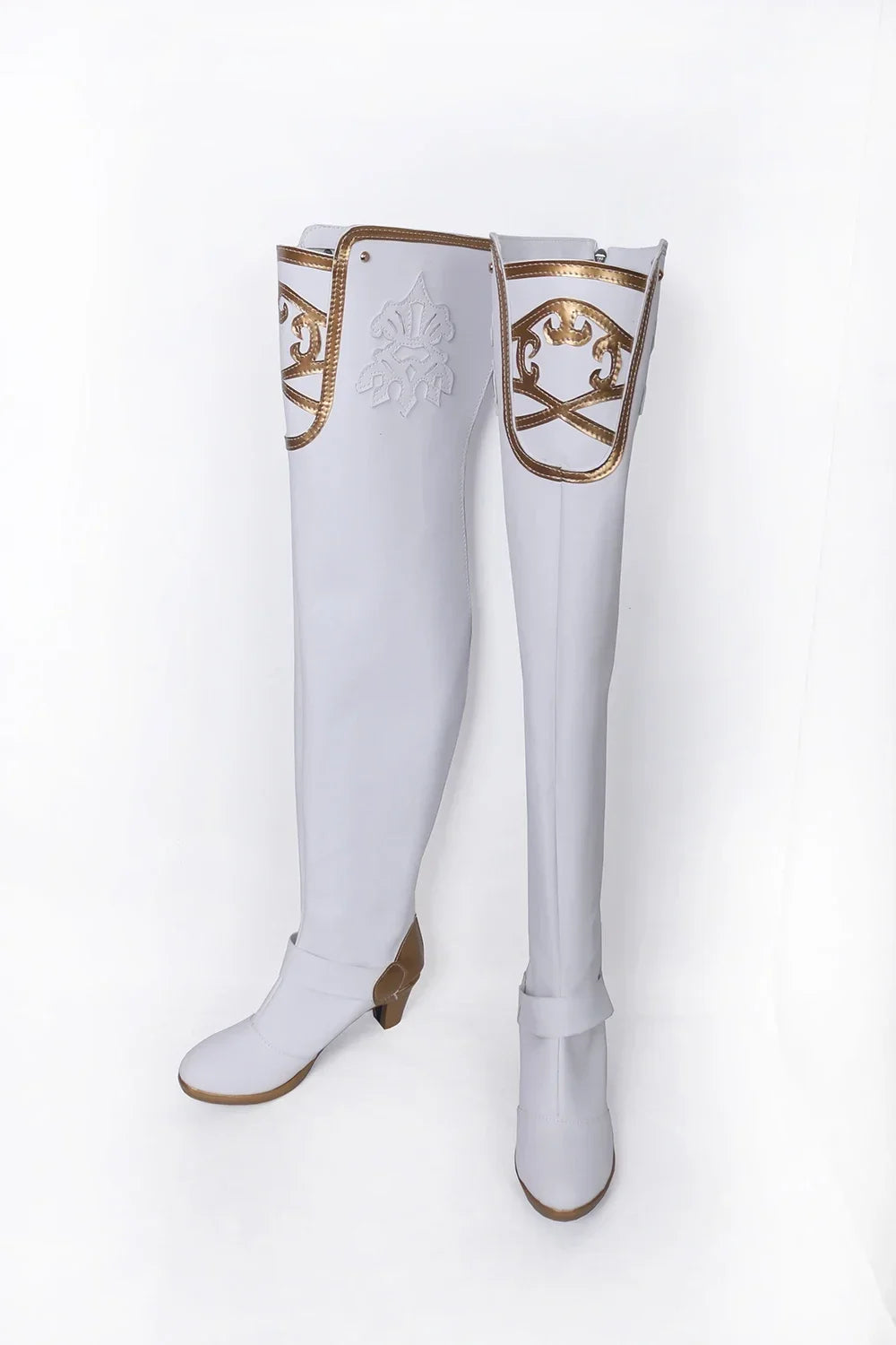 NieR Automata YoHRa Commander Cosplay Boots White Heels Shoes Custom Made Any Size