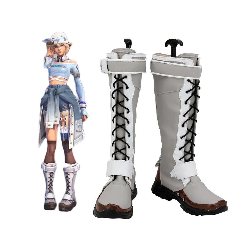 Overwatch Kiriko Girl Group Collab Cute Cosplay Shoes Customize Boots