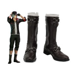 Final Fantasy 7 Remake Leslie Kyle Cosplay Boots Brown Shoes