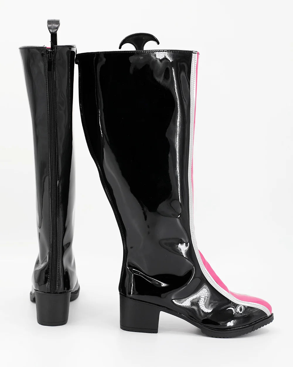 KPop Demon Hunters Rumi Cosplay Shoes Black Boots Custom Made