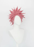 Fairy Tail Natsu Dragneel Cosplay Wig Pink Spiky Hair