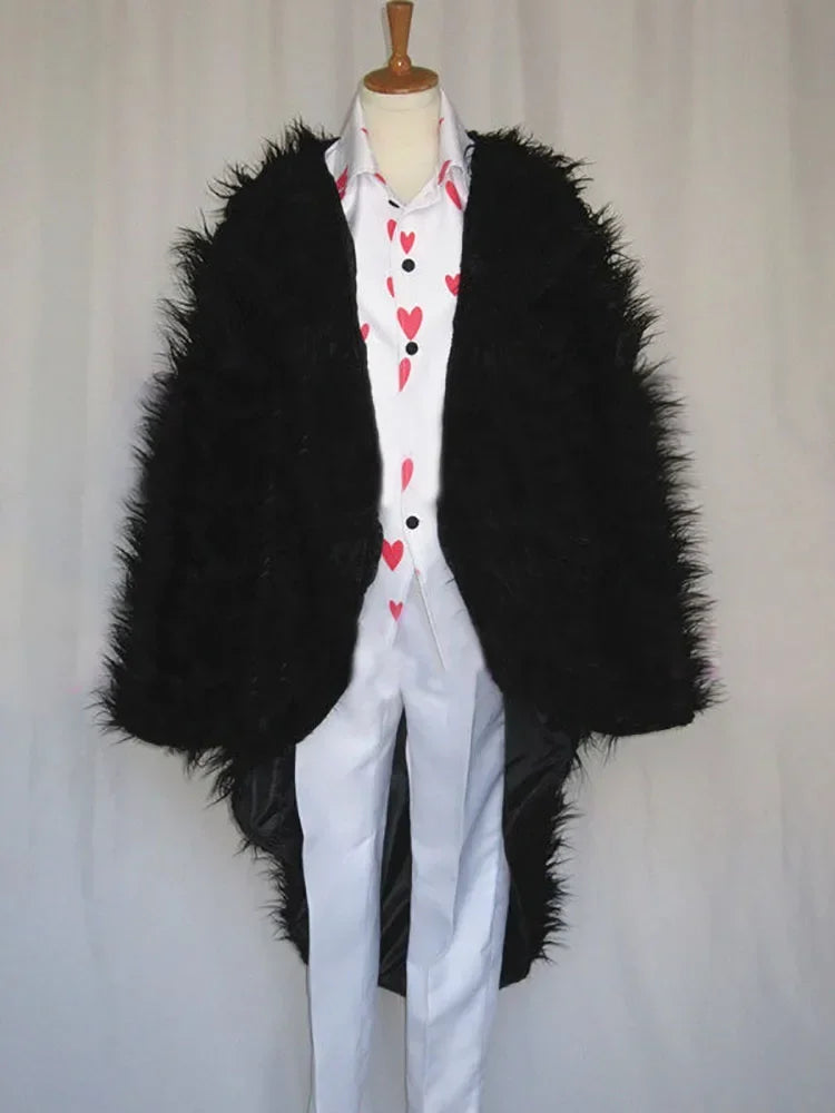 One Piece Donquixote Rosinante Corazon Cosplay Costume Full Set | MiDicosplay