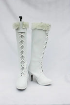 One Piece Nico Robin Cosplay Shoes White Boots