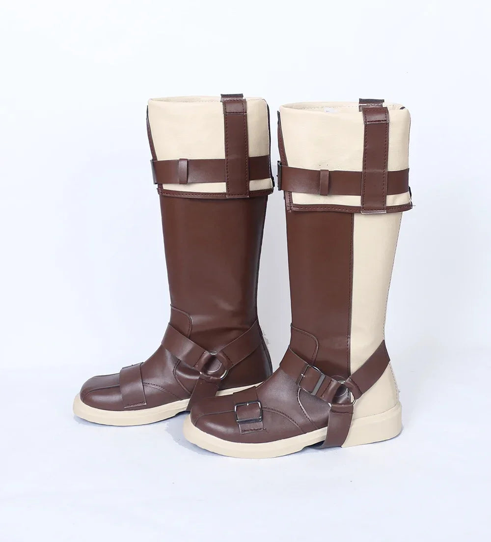 Fate Grand Order FGO Billy the Kid Cosplay Boots Brown Shoes