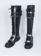 Kingsglaive Final Fantasy XV Nyx Ulric Cosplay Boots Black Shoes