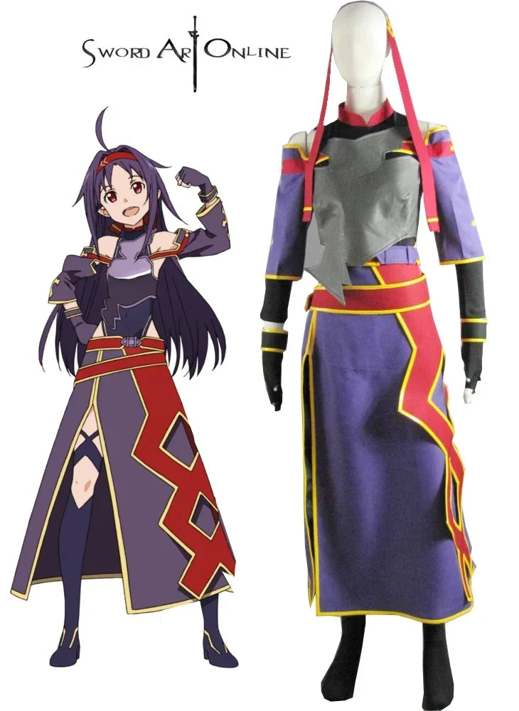 Sword Art Online Rosario Cosplay Costume Yuuki Konno Mother's Outfit