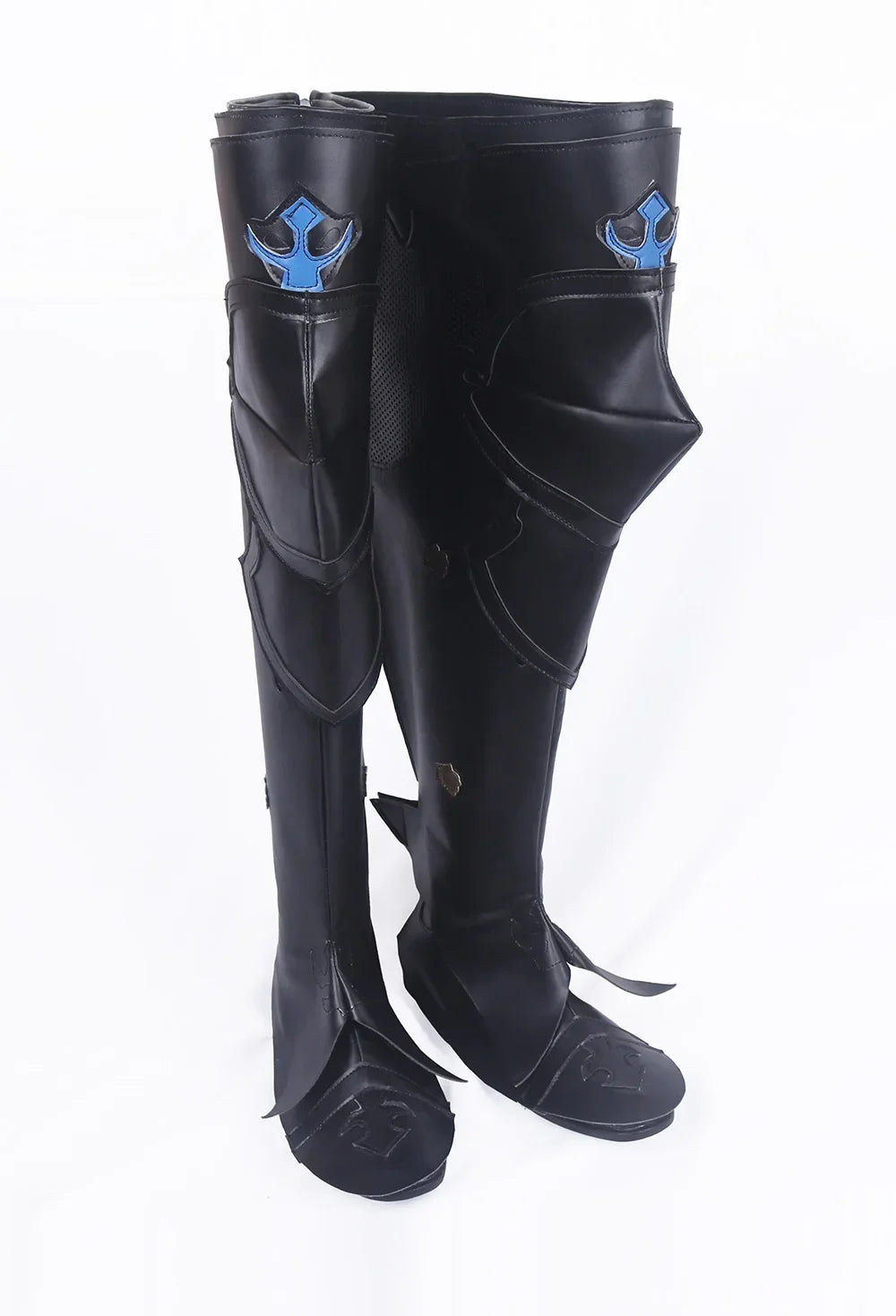Final Fantasy XIV FF14 Dark Knight Paladin Cosplay Boots Black Shoes